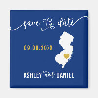 Navy New Jersey Wedding Speichern Sie die Datumska