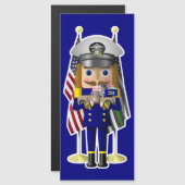 Navy Nutcracker mit wenig militärischem LKW Magnetkarte (Vorne/Hinten)
