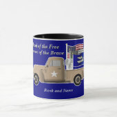 Navy Nutcracker mit wenig militärischem LKW Tasse (Zentrum)