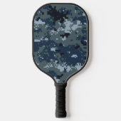 Navy NWU Camouflage anpassbar Pickleball Schläger (Vorderseite)
