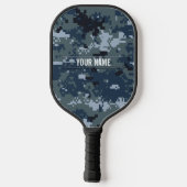 Navy NWU Camouflage anpassbar Pickleball Schläger (Rückseite)