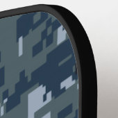 Navy NWU Camouflage anpassbar Pickleball Schläger (Linke Seite)