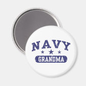Navy Oma Magnet (Vorderseite/Rückseite)
