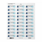 Navy Ombre Wedding Party Cake (Vorne)