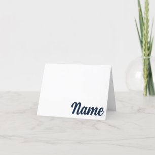 NAVY, ORANGE Auburn, Alabama Personalisiert Card Dankeskarte