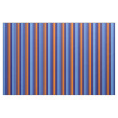 Navy Orange Cyan Vertikale Streifen Design Stoff (Yard (91,4 cm))