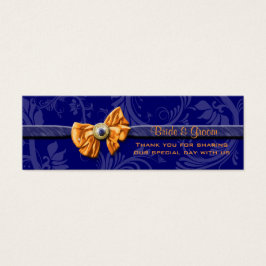 Navy-Orange-Gastgeschenk Hochzeiten