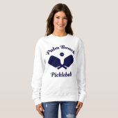 Navy Palm Beach Pickleball Sweatshirt (Vorne ganz)