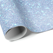 Navy Pastel Blue Triple Glitzer Ombre Gradient Geschenkpapier (Rolleneckpunkt)