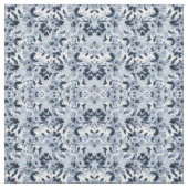 Navy Pastel Blue Watercolor Blumenmuster Stoff (Muster)