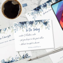 Navy Peony Dusty Blue Eukalyptus Greenery