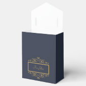 Navy Personalisiert Favor Box Geschenkschachtel (Geöffnet)