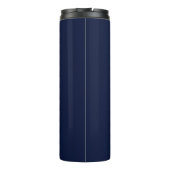 Navy Personlized Text Smith Name White Thermosbecher (Rückseite)