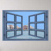 Navy Pier 6 Pane Open Window Poster (Vorne)