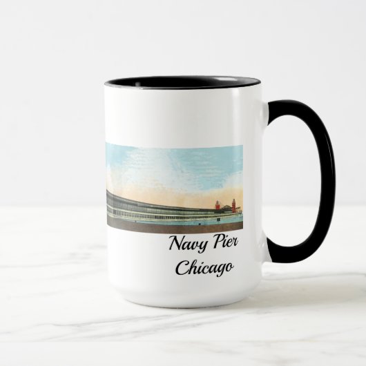 Navy Pier Chicago 1920er Jahre Windy City Tasse (Rechts)