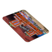 Navy Pier Chicago 1920's Watercolor Art Windy City Magnet (Rechte Seite)