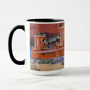 Navy Pier Chicago 1920's Watercolor Art Windy City Tasse