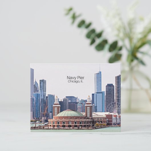Navy Pier, Chicago, IL Postkarte (Stehend Vorderseite)