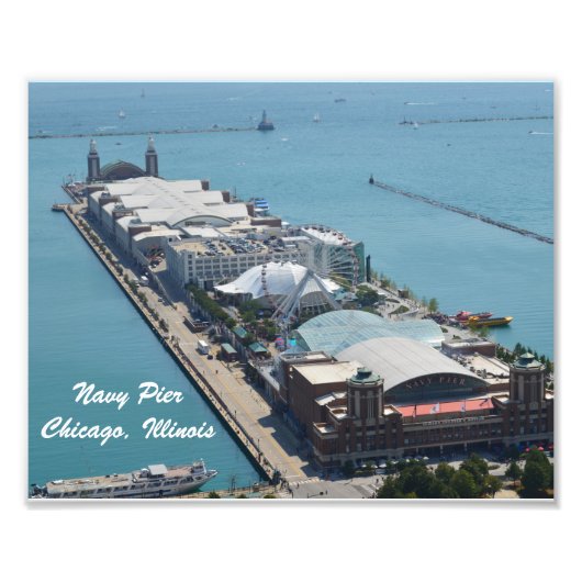 Navy Pier, Chicago Illinois Fotodruck (Vorne)