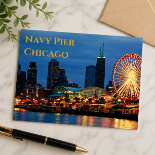 Navy Pier Chicago, Illinois Postcard Postkarte