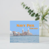 Navy Pier - Chicago Illinois Postkarte (Stehend Vorderseite)