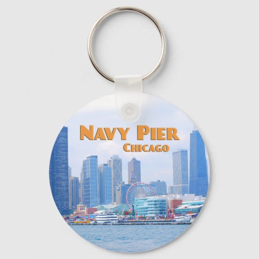 Navy Pier - Chicago Illinois Schlüsselanhänger (Vorderseite)