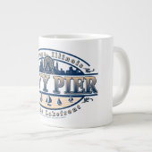 Navy Pier Chicago Jumbo-Tasse (Vorderseite Rechts)