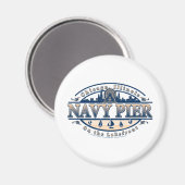 Navy Pier Chicago Magnet (Vorderseite/Rückseite)