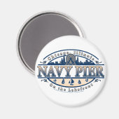 Navy Pier Chicago Magnet (Vorderseite/Rückseite)