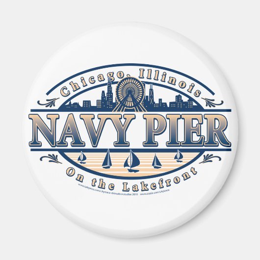 Navy Pier Chicago Magnet (Vorne)