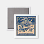 Navy Pier Chicago Magnet (Vorderseite/Rückseite)