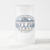 Navy Pier Chicago Mattglas Bierglas (Mittel)