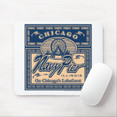 Navy Pier Chicago Mousepad (Mit Mouse)