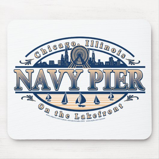 Navy Pier Chicago Mousepad (Vorne)