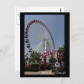 Navy Pier, Chicago Postkarte (Vorne/Hinten)