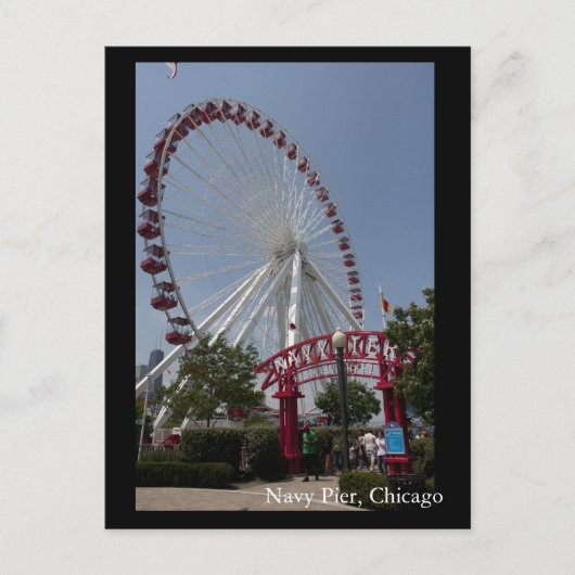 Navy Pier, Chicago Postkarte (Vorderseite)
