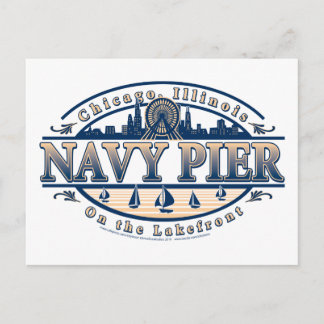 Navy Pier Chicago Postkarte