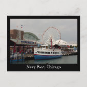 Navy Pier, Chicago Postkarte (Vorderseite)