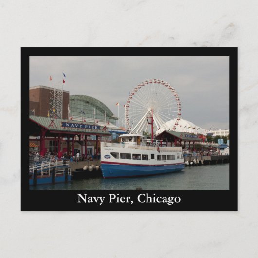 Navy Pier, Chicago Postkarte (Vorderseite)