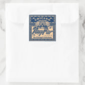 Navy Pier Chicago Runder Aufkleber (Tasche)