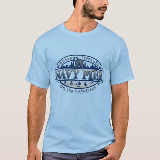 Navy Pier Chicago T-Shirt (Vorderseite)