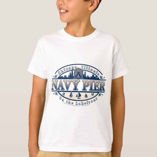 Navy Pier Chicago T-Shirt (Vorderseite)