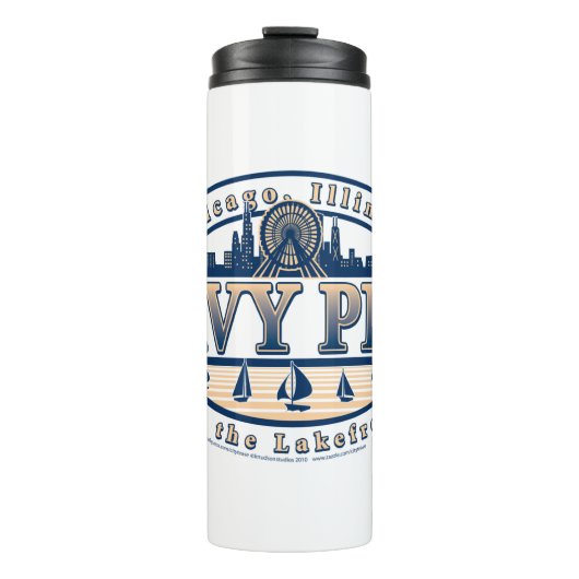 Navy Pier Chicago Thermosbecher (Vorderseite)