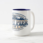 Navy Pier Chicago Zweifarbige Tasse (VorderseiteRechts)