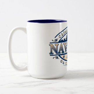 Navy Pier Chicago Zweifarbige Tasse