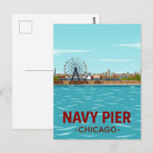 Navy Pier: Chicagos Seefront-Spaß Postkarte (Vorne/Hinten)