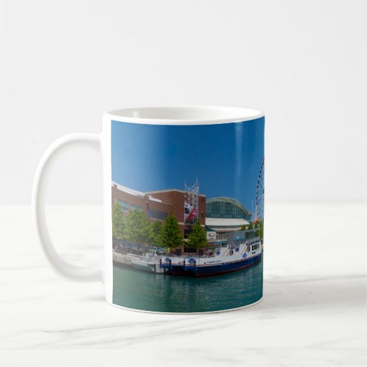 Navy Pier Coffee Tasse (Links)