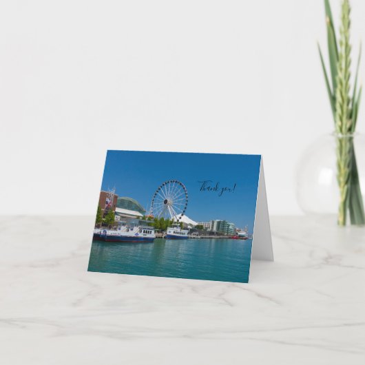 Navy Pier Dankeschön Karte (Vorderseite)