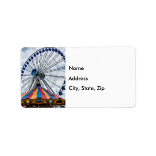 Navy Pier Ferris Wheel Adressaufkleber