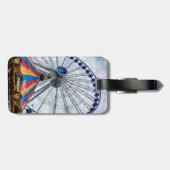 Navy Pier Ferris Wheel Gepäckanhänger (Rückseite horizontal)